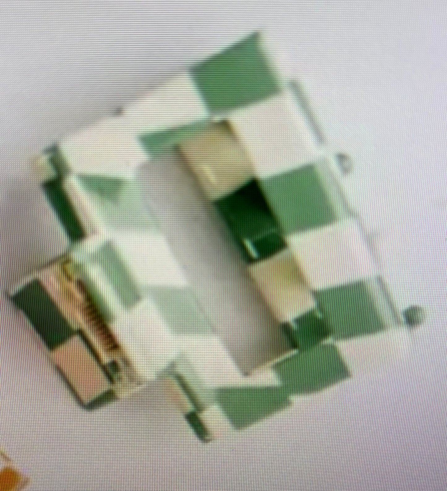 MILA & ROSE CHECKER CLAW CLIP