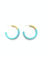 ACCESSORY JANE LIZ MED HOOP EARRINGS