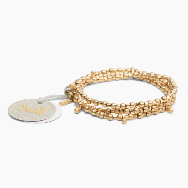 SCOUT METAL WRAP-CLASSIC/TEARDROP/GOLD