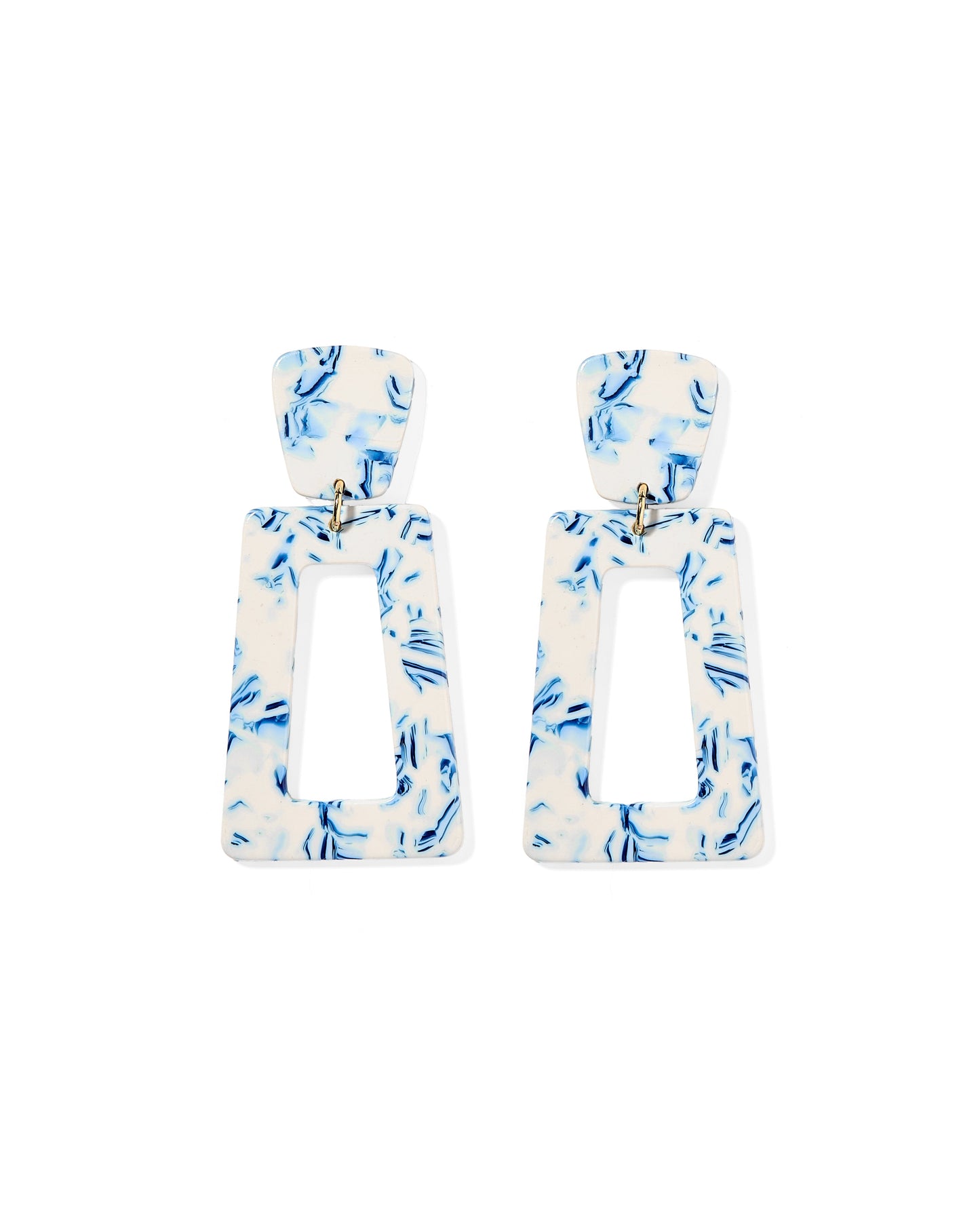 LINNY EARRINGS-KENNEDY - BLUE CHINA