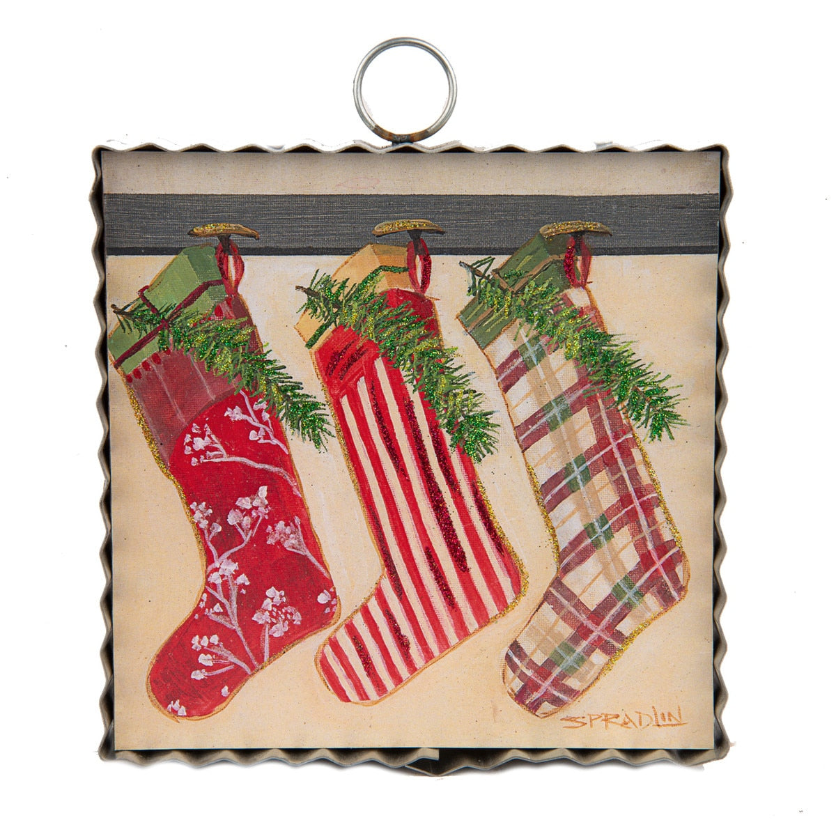 ROUND TOP MINI GALLERY-VINTAGE STOCKINGS