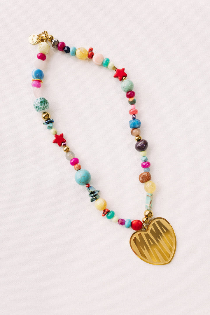 BELJOY MAMA BEADED NECKLACE