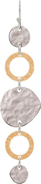 RAIN ORGANIC CIRCLE & DISC EARRINGS-TT