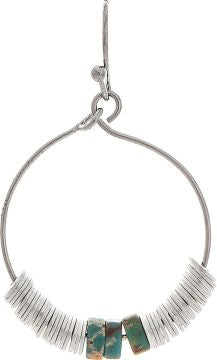 RAIN-TURQ GEMS BEADED CIRCLE