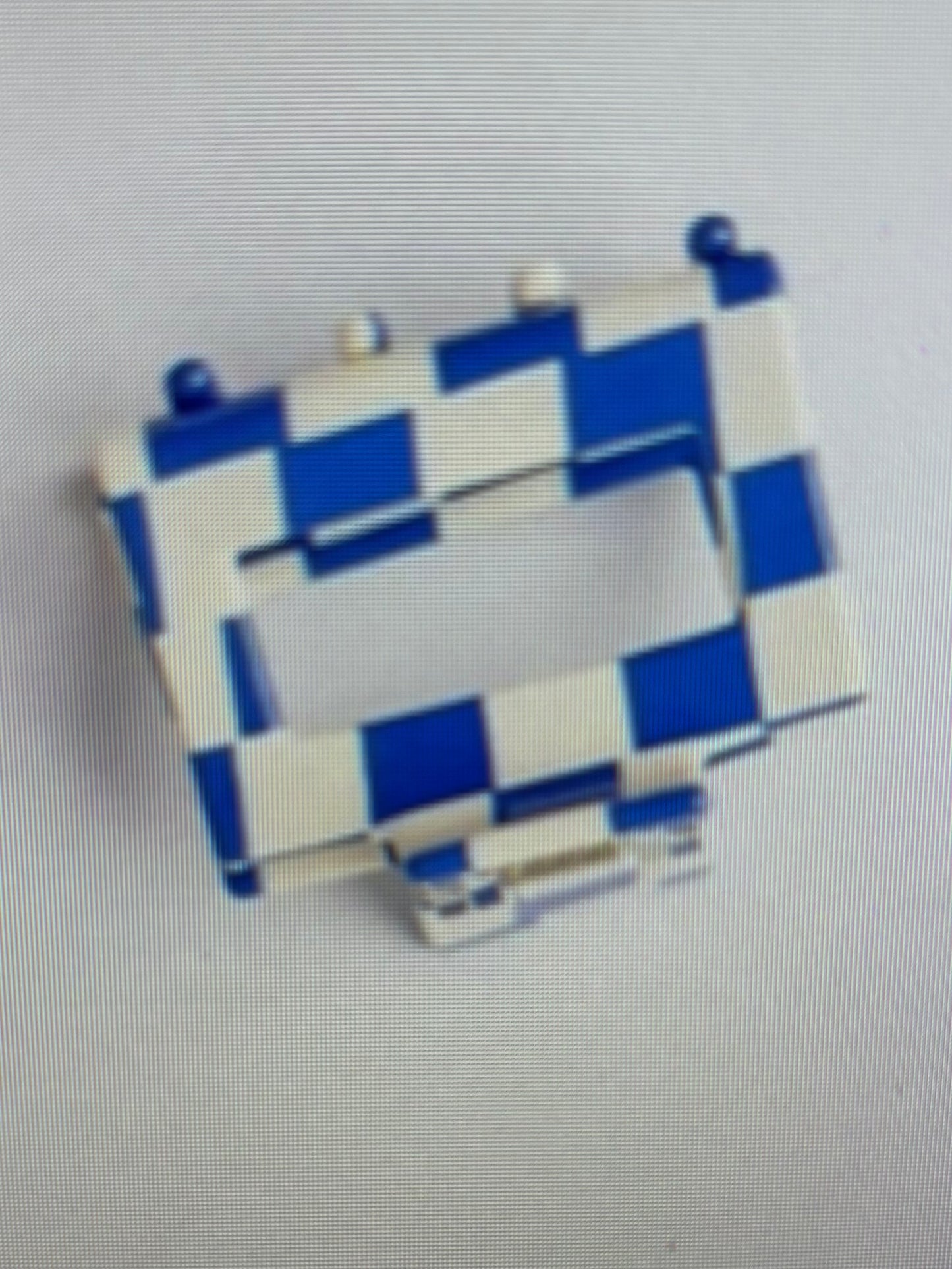 MILA & ROSE CHECKER CLAW CLIP