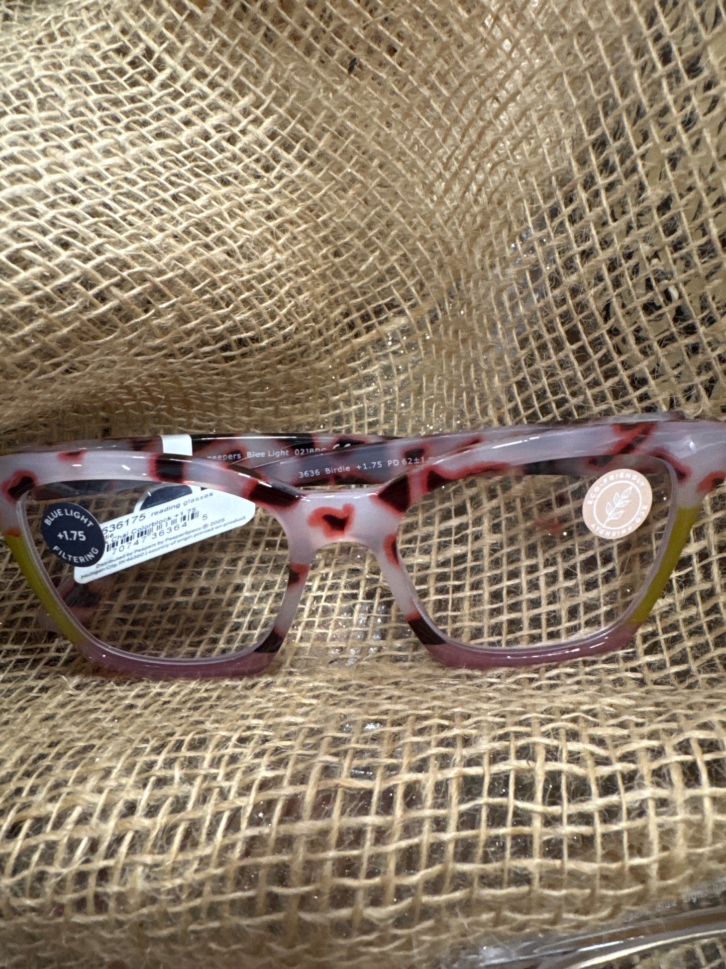 PEEPERS-BIRDIE-PINK CHAI COLORBLOCK 1.75