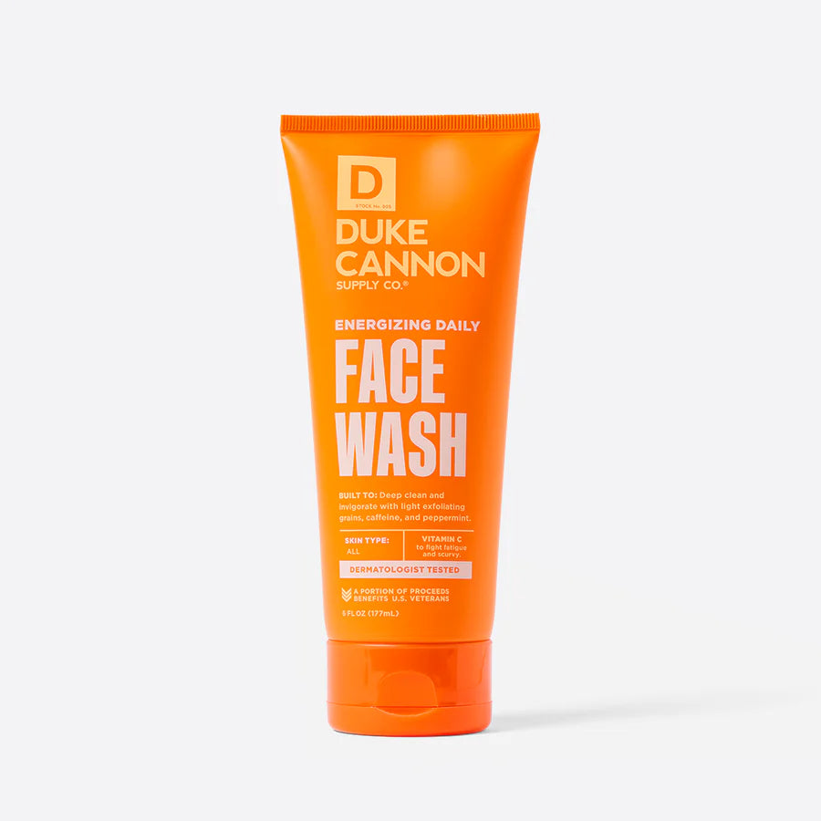 DUKE CANNON ENERGIZING FACE WASH