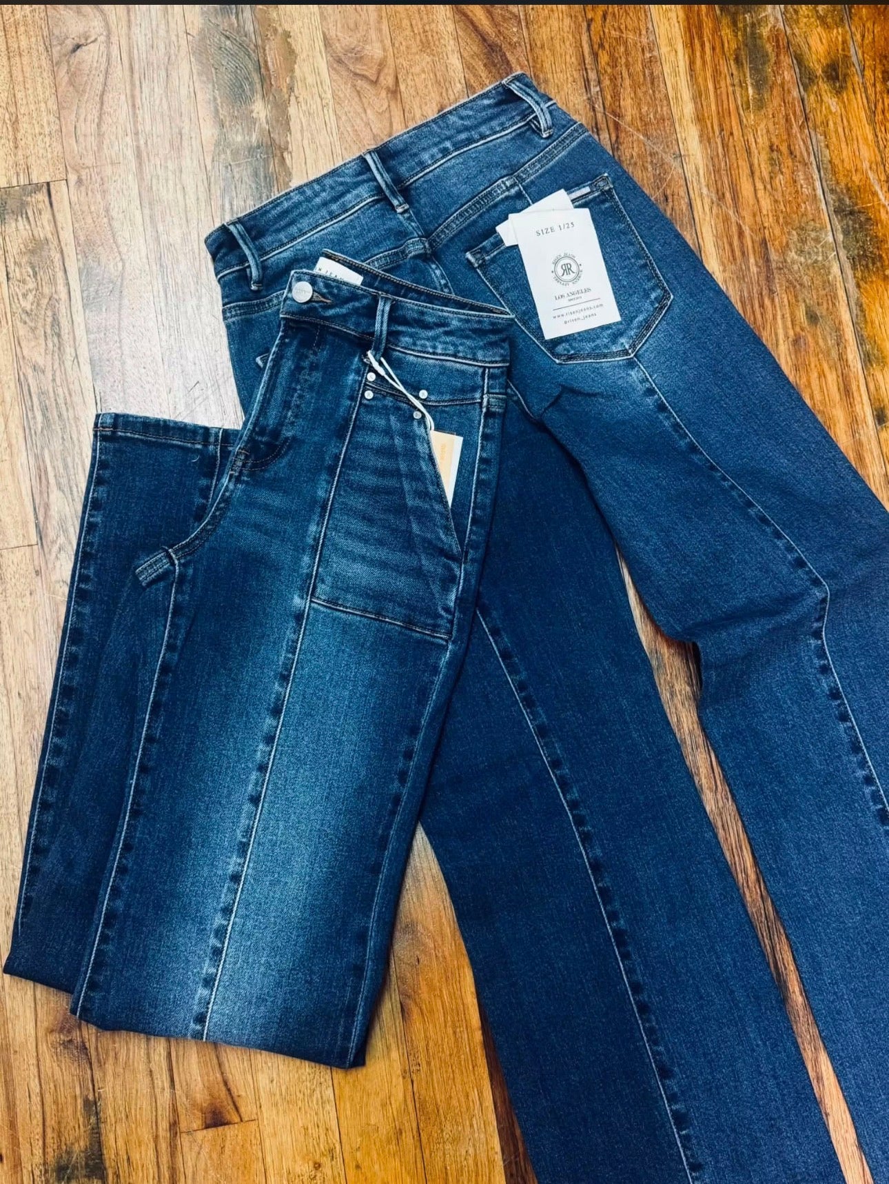 RISEN JEANS-DARK JEANS