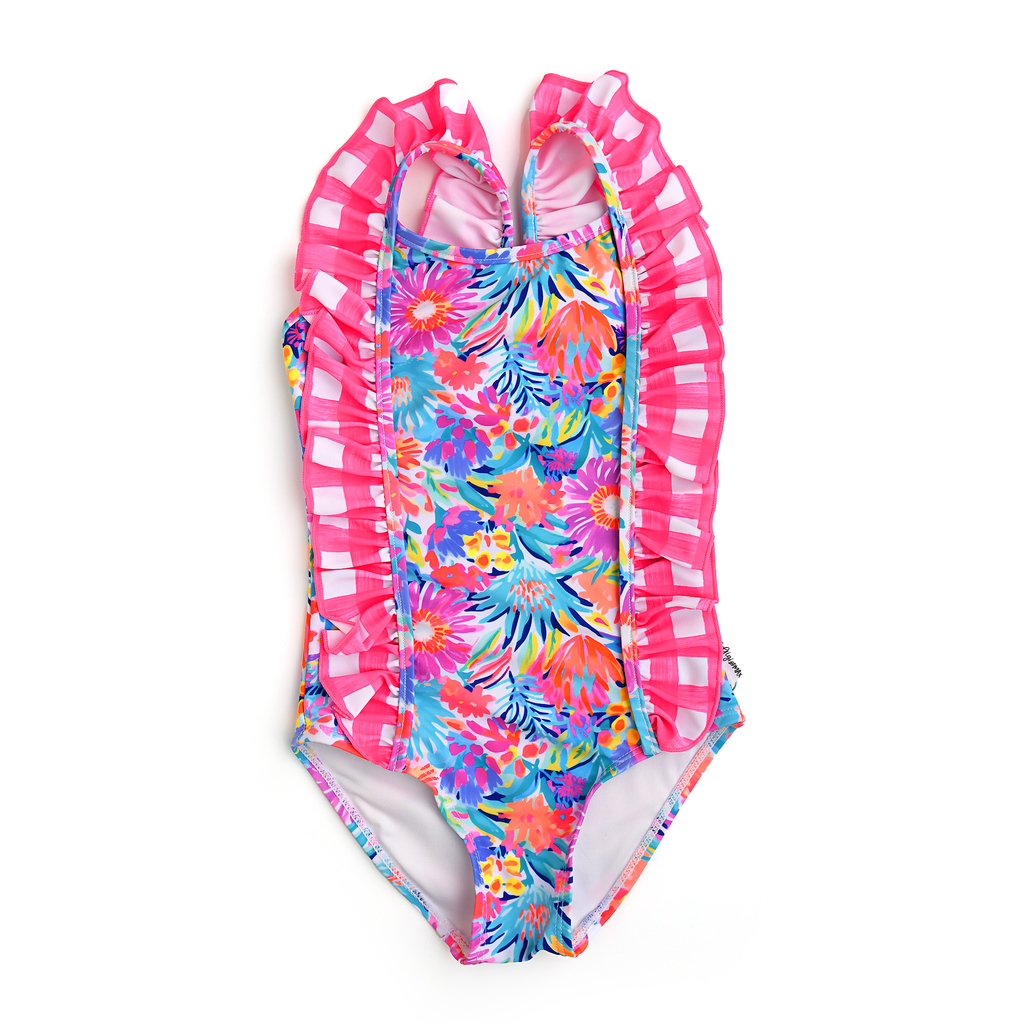 GIGI & MAX ONE PIECE SWIMSUIT-MEGAN FLORAL-2/3