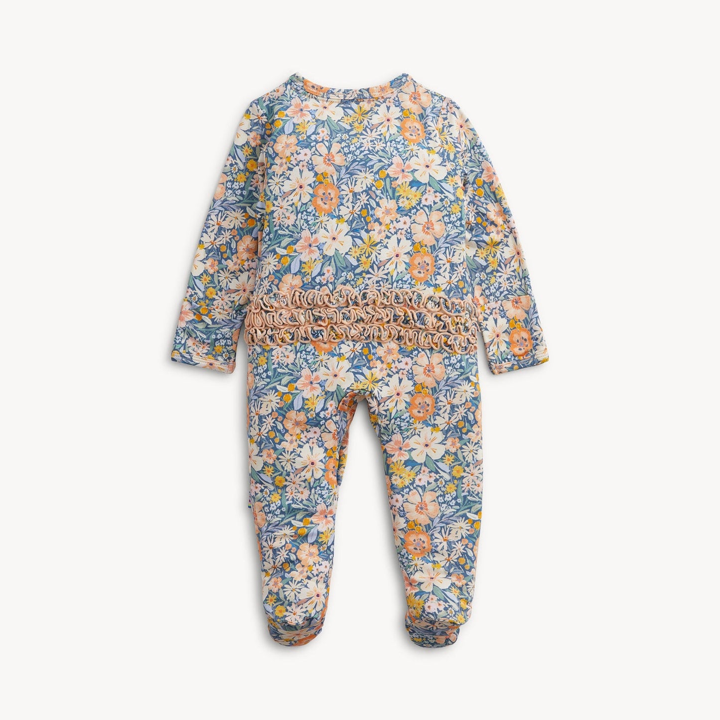 MAGNETIC ME RUFFLE FOOTIE-FLORA