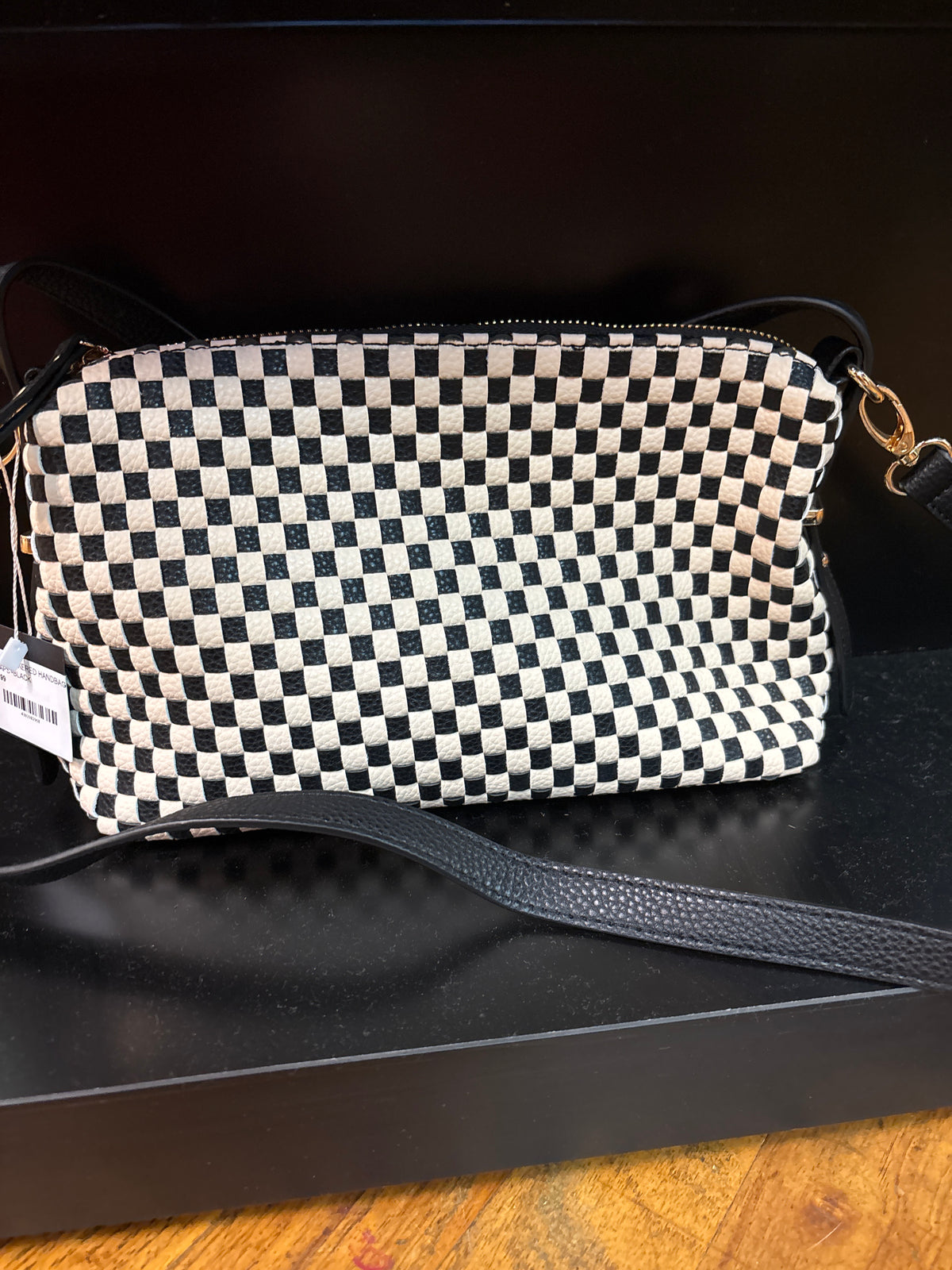 ALBA CHECKERED HANDBAG-2 STRAPS