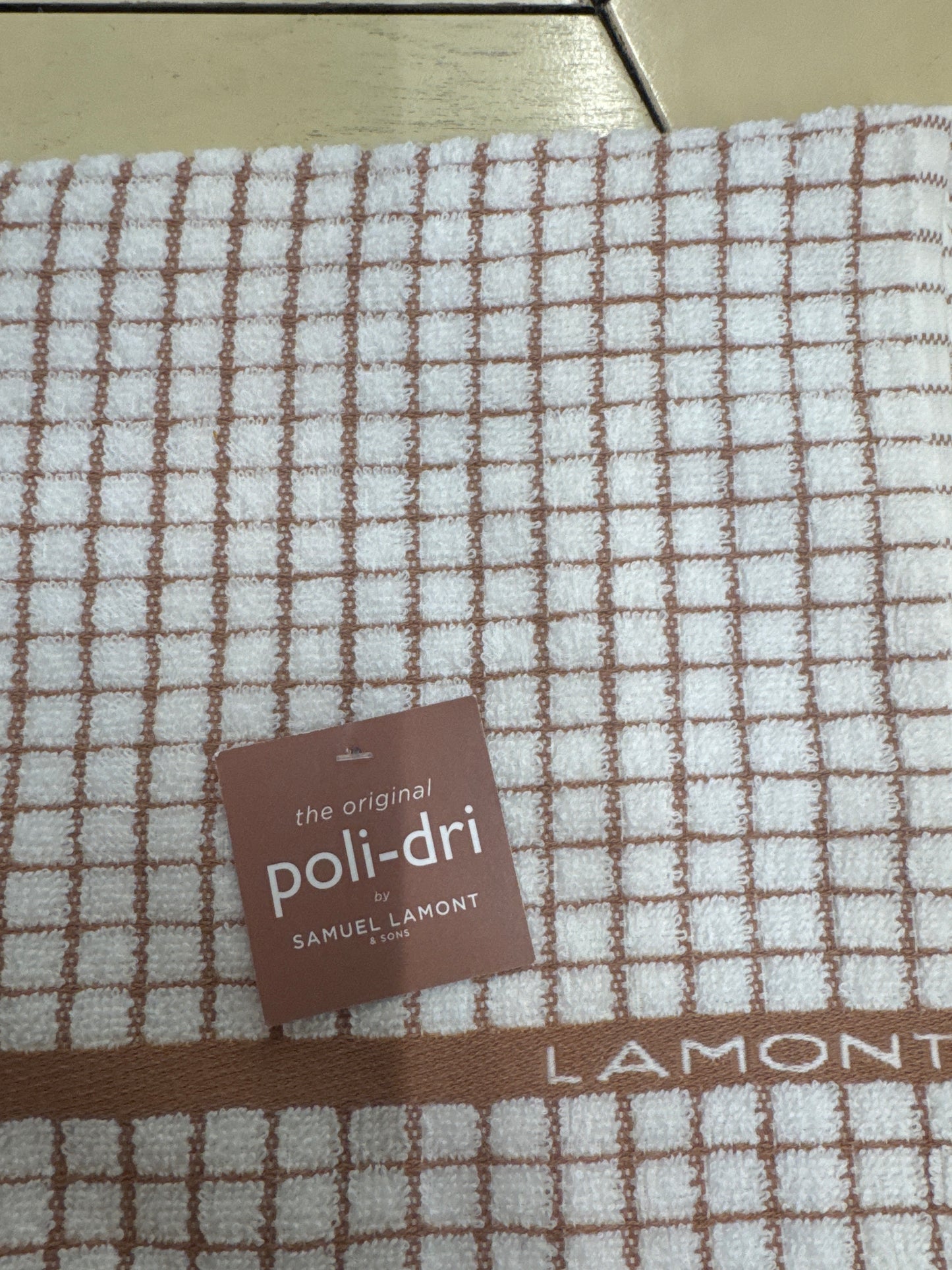 POLI DRI TEA TOWEL-BROWN