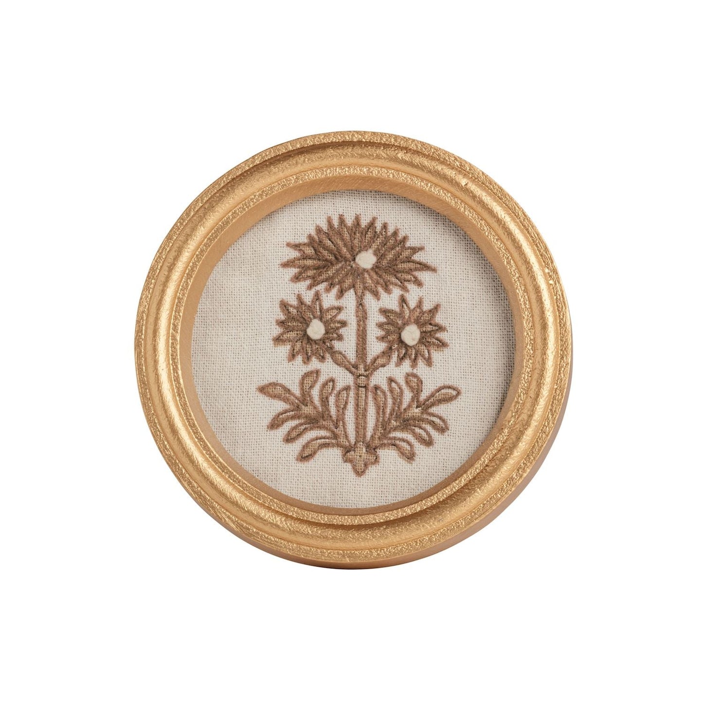 MUD PIE CIRCLE FLOWER FRAME