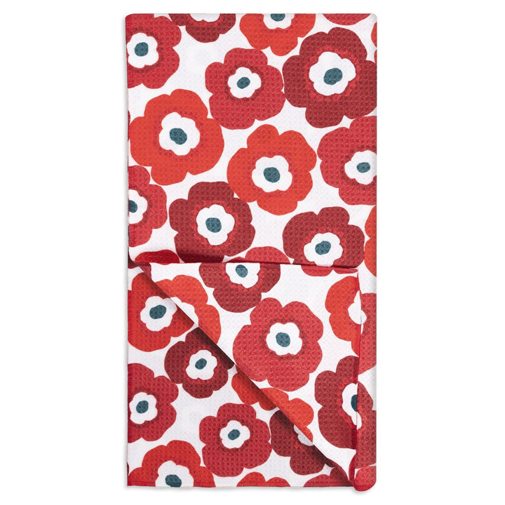 MU KITCHEN VIBE TEA TOWEL-POPPY FIELDS