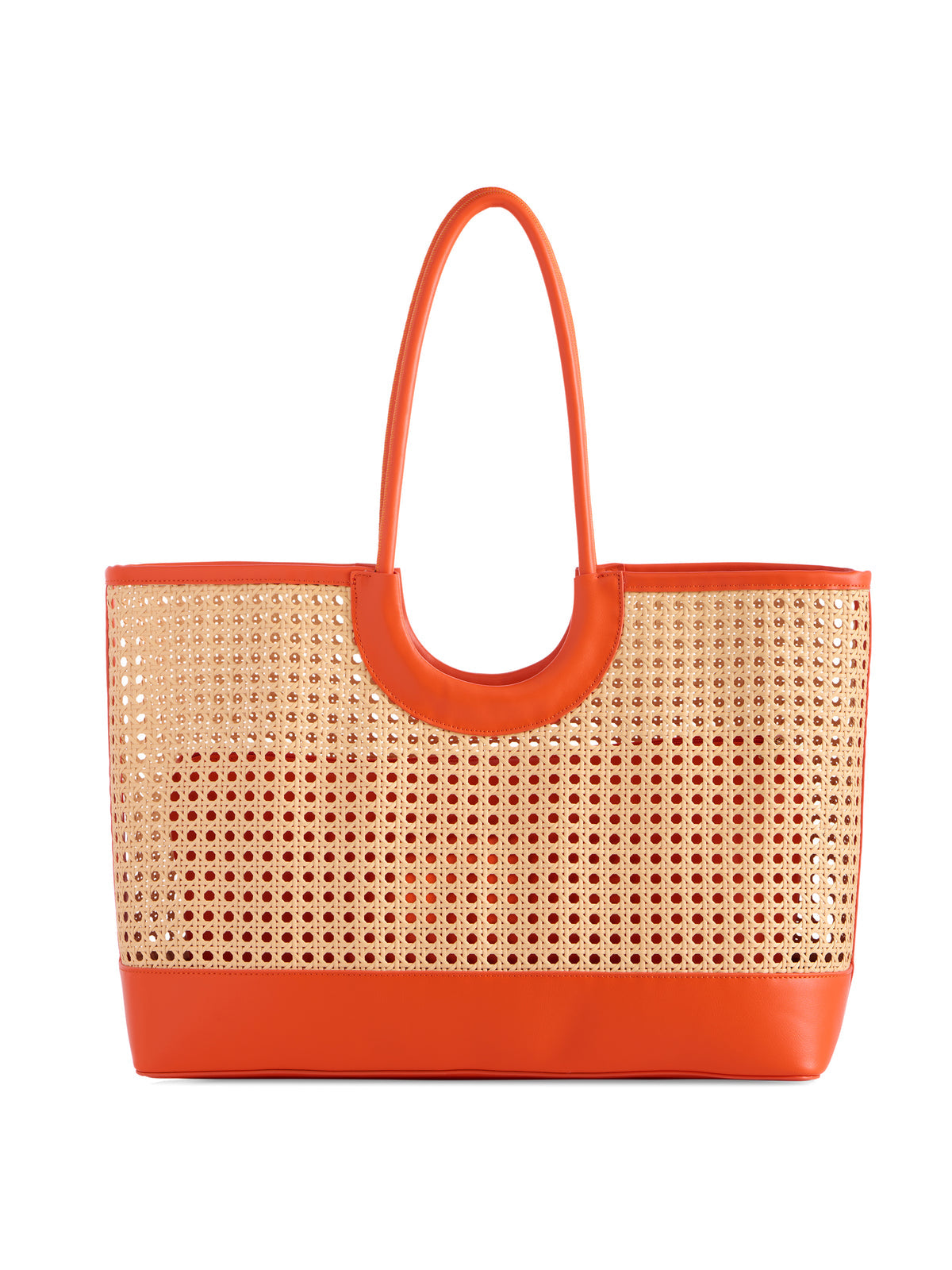 SHIRALEAH LYRA TOTE-ORANGE