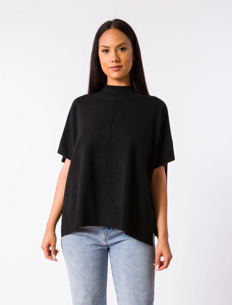 KERISMA CAROLINE TOP-BLACK-OS