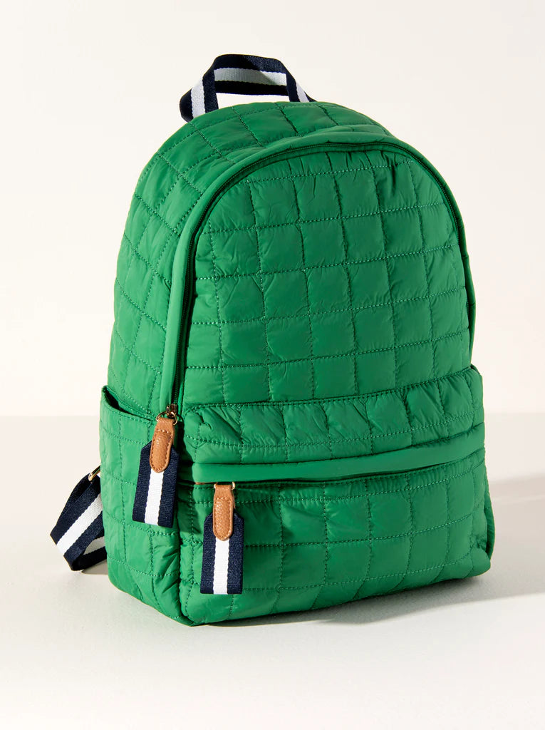 SHIRALEAH-EZRA BACKPACK-KELLY GREEN