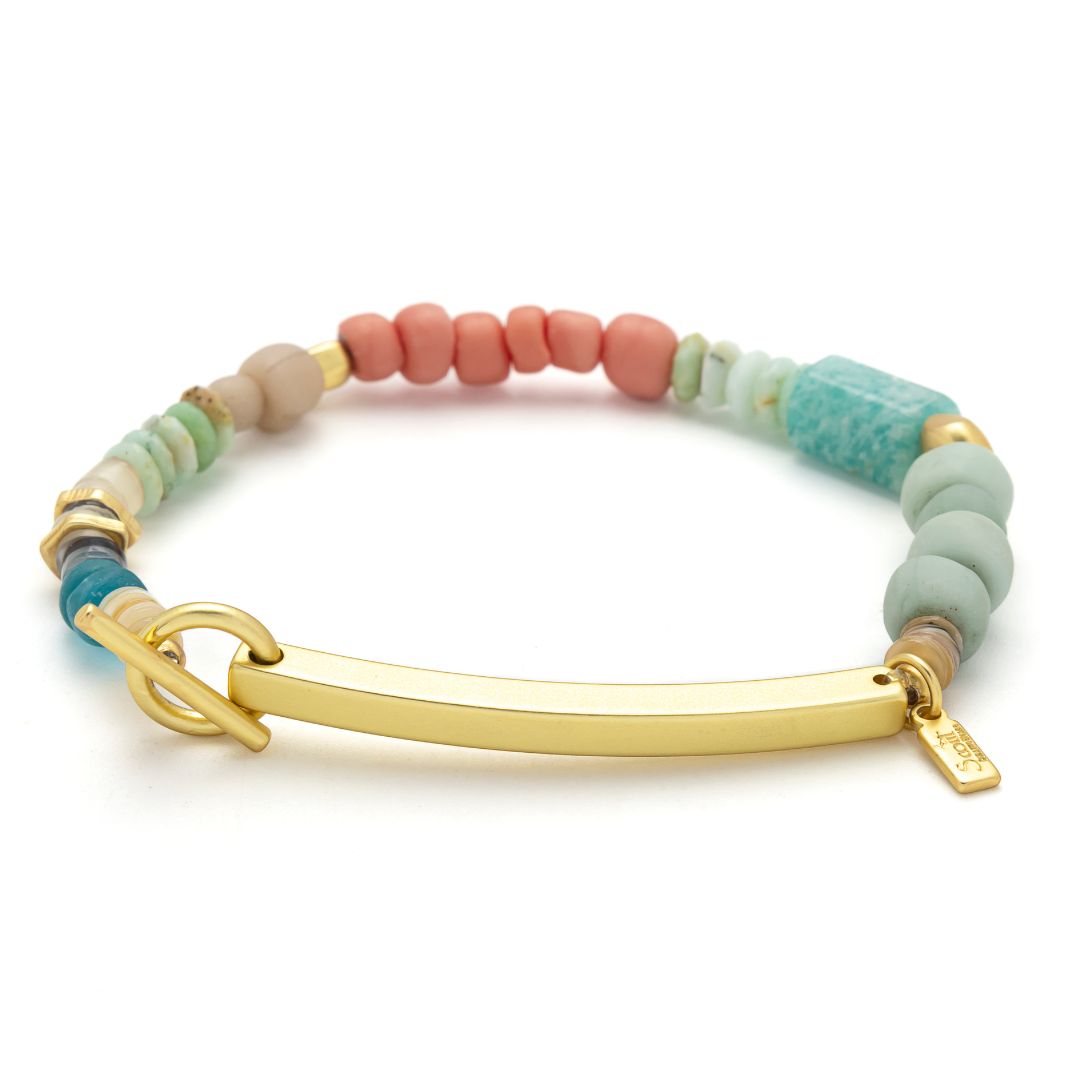 SCOUT HIDDEN MESSAGE BRACELET-CRUSHING IT-GOLD