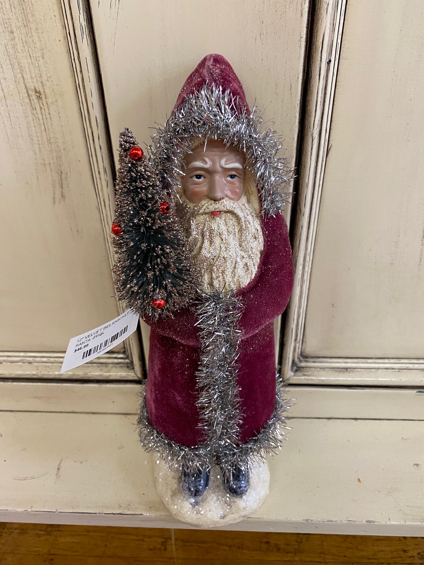 12" VELVET BELSNICKLE SANTA