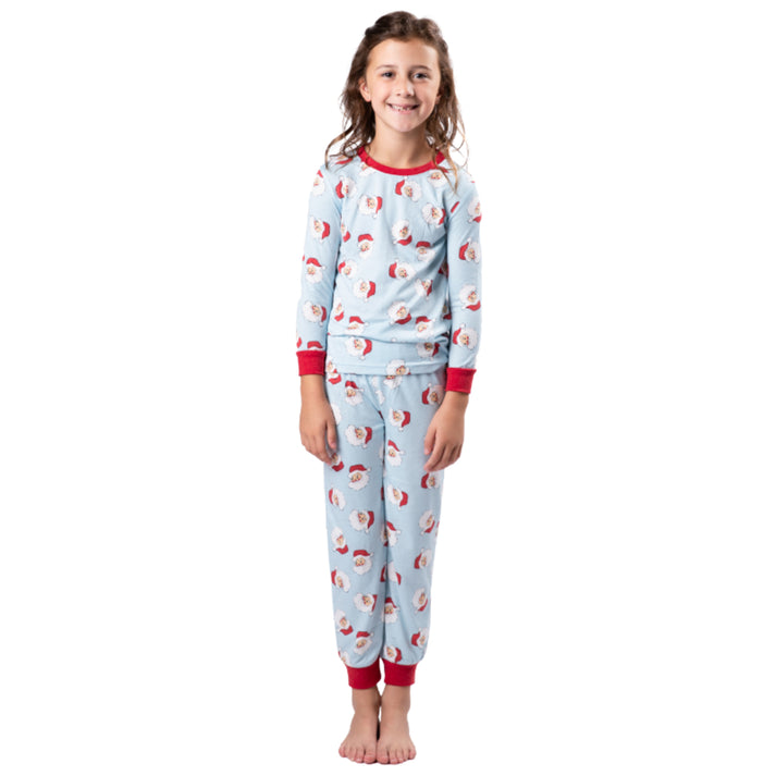JANE MARIE CHILD SANTA PJS-MEDIUM-BLUE