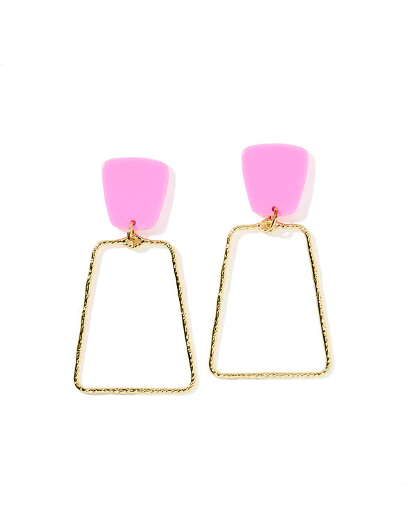 LINNY EARRINGS-KAELYN BUBBLE PINK