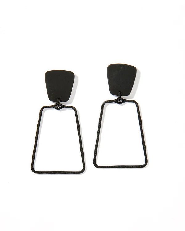 LINNY EARRINGS-KAELYN-TRUE BLACK