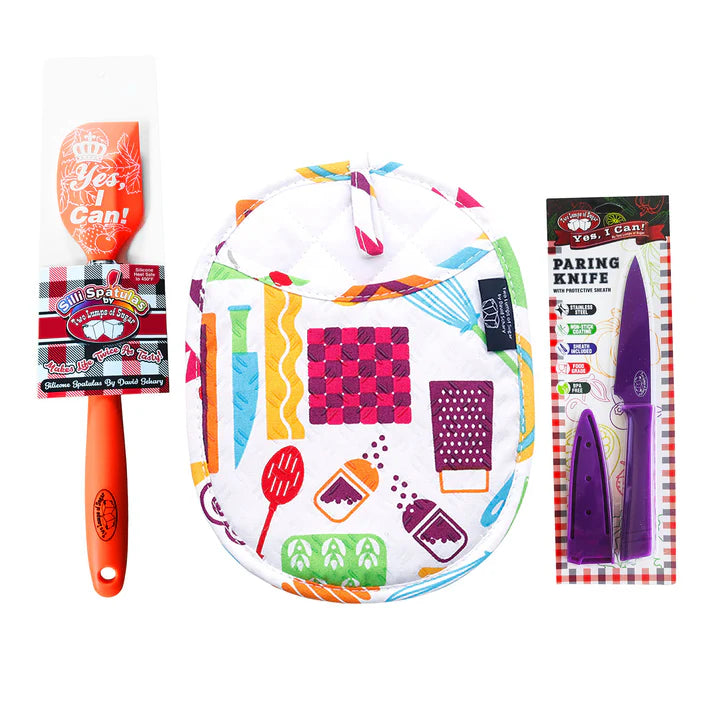 TWO LUMPS SILLI MITT/KNIFE/SPAT SET-MOMMA