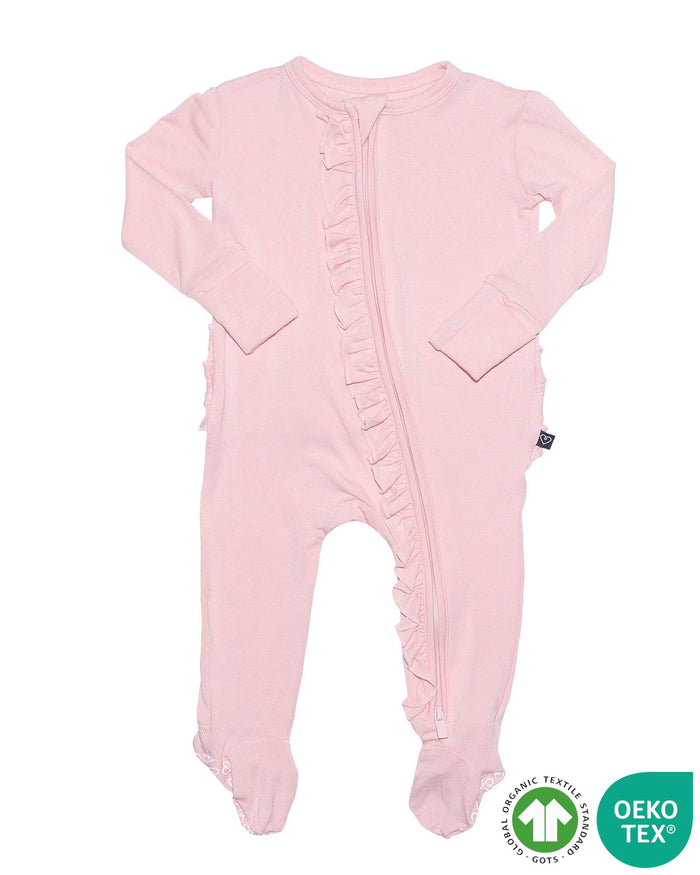 LEV BABY FOOTIE-PINK 0-3