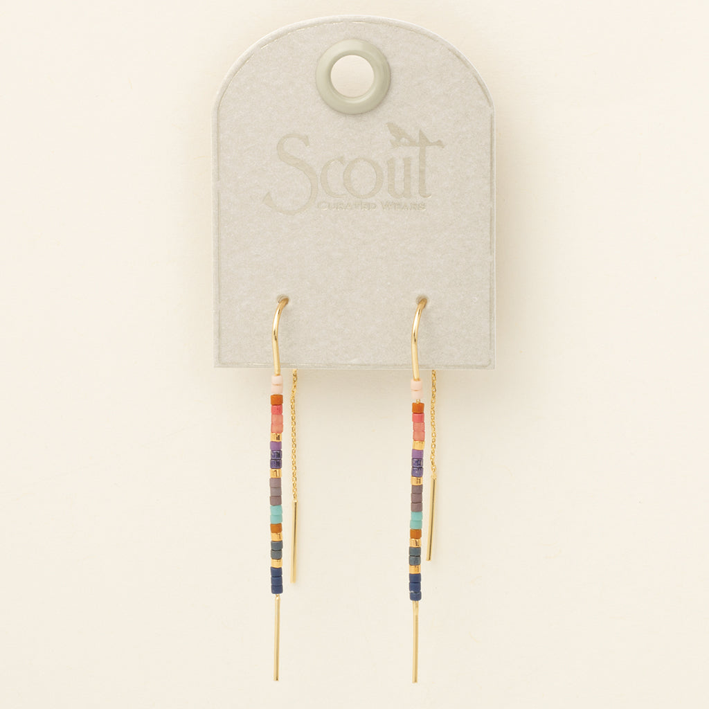 SCOUT CHRCOLOR THREAD EAR-DK MULTI GOLD