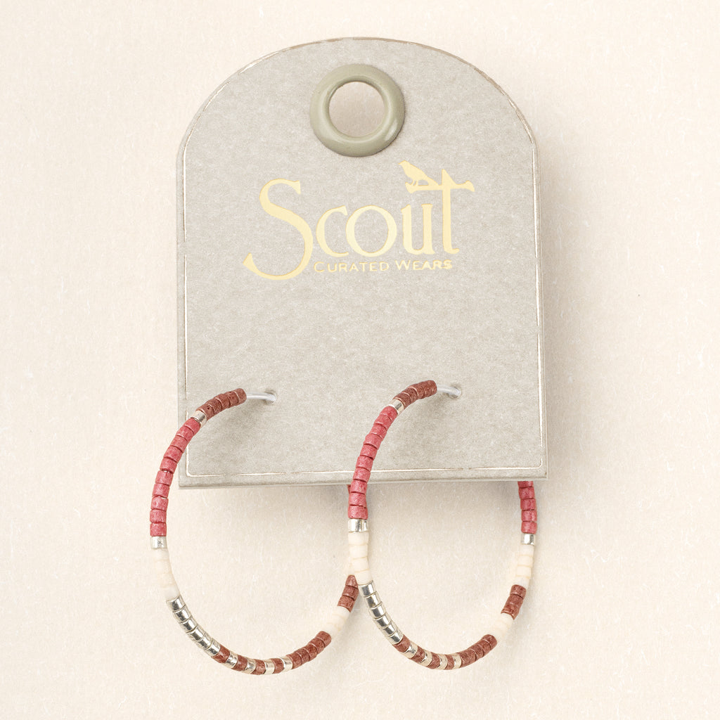SCOUT CHROMACOLOR SM HOOP-BLUSH-SILVER