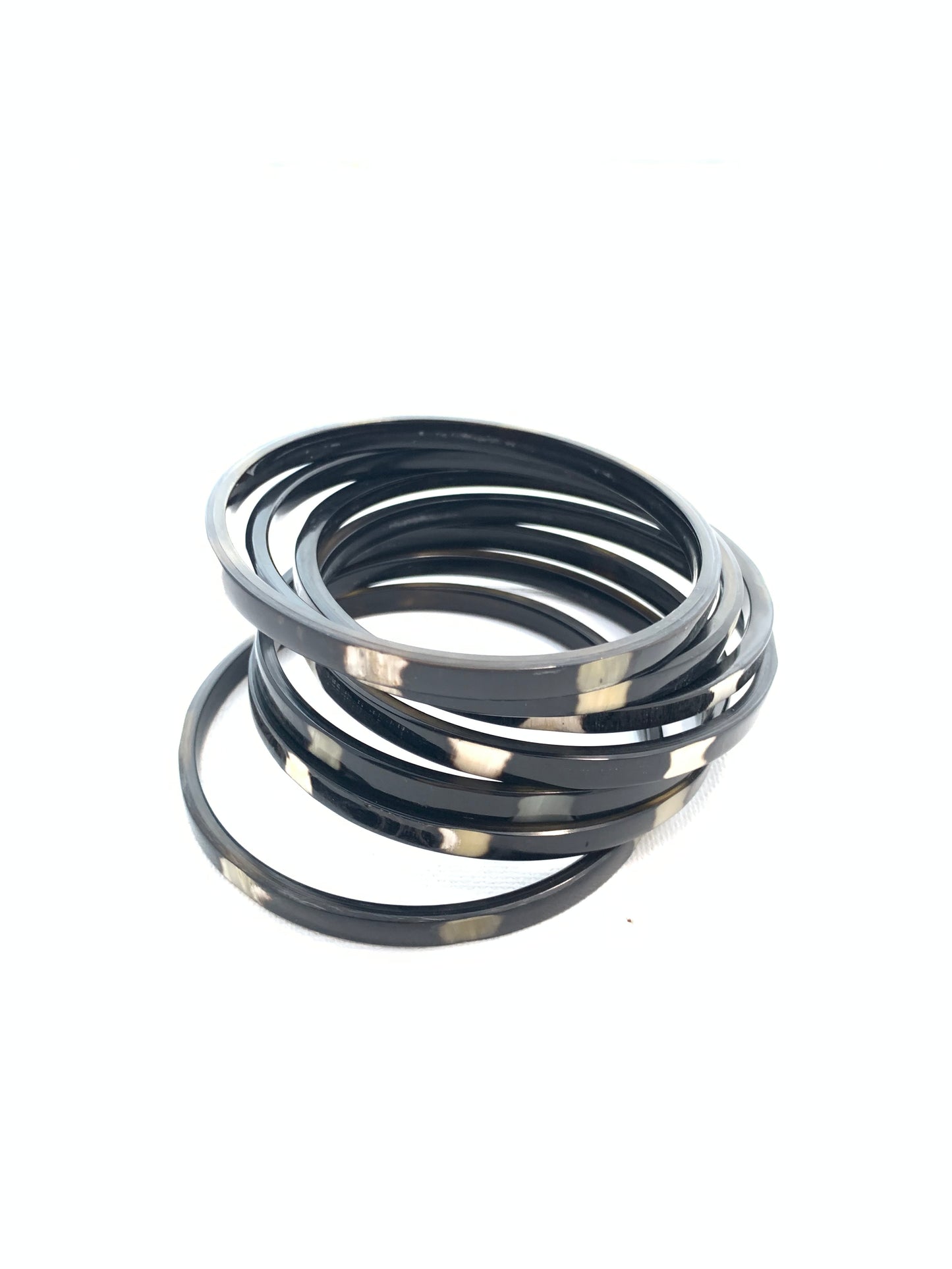 ACCESSORY JANE-B&W BANGLE SET OF 7