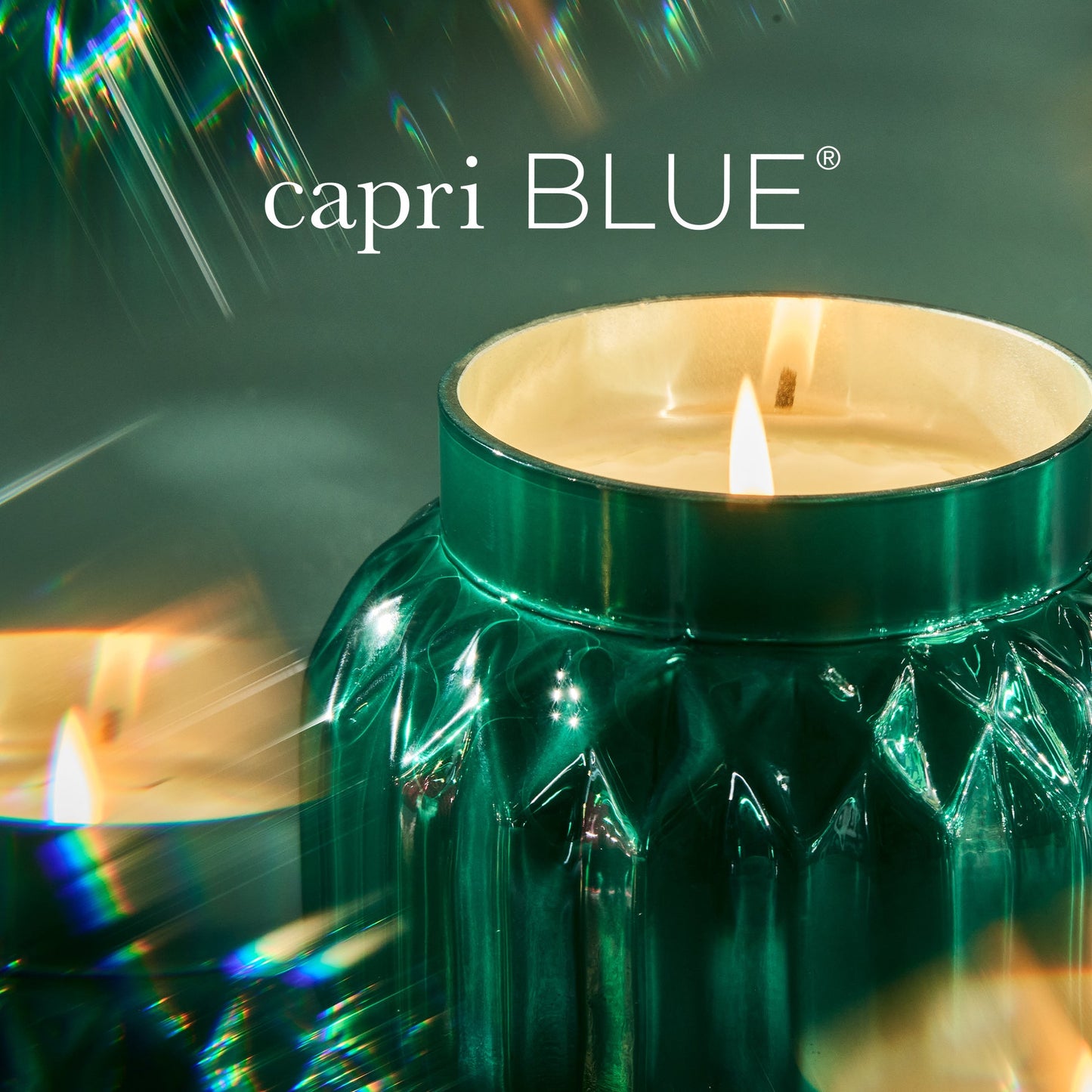 CAPRI BLUE VOLCANO ROYAL GEM CANDLE-19 OZ