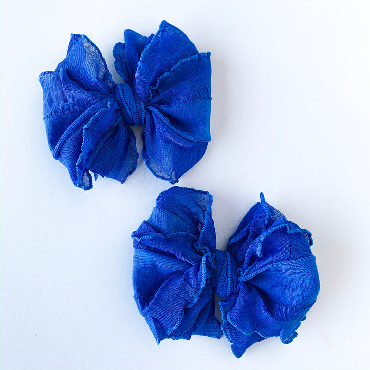 IN AWE PIGGY CLIPS -SET OF 2-ROYAL BLUE