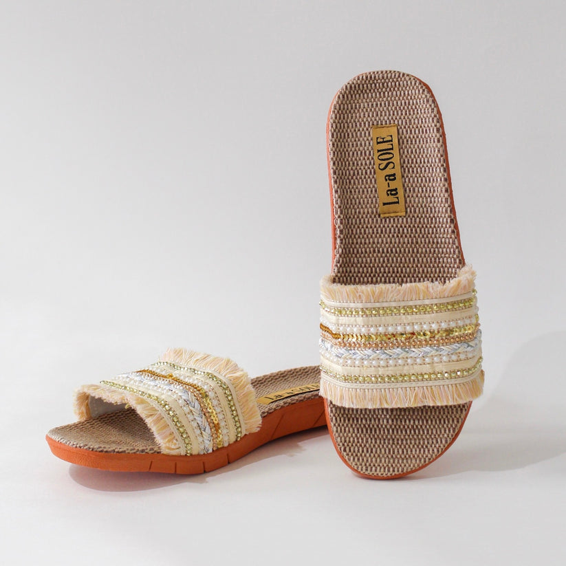 LA-A-SOLE BOHO SANDALS