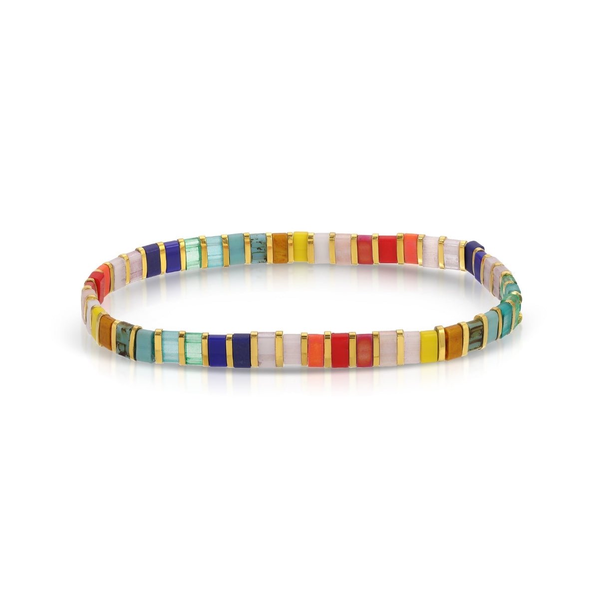 SPLENDID IRIS-MIYUKI TILA STRETCH BRACELET-MULTI/G
