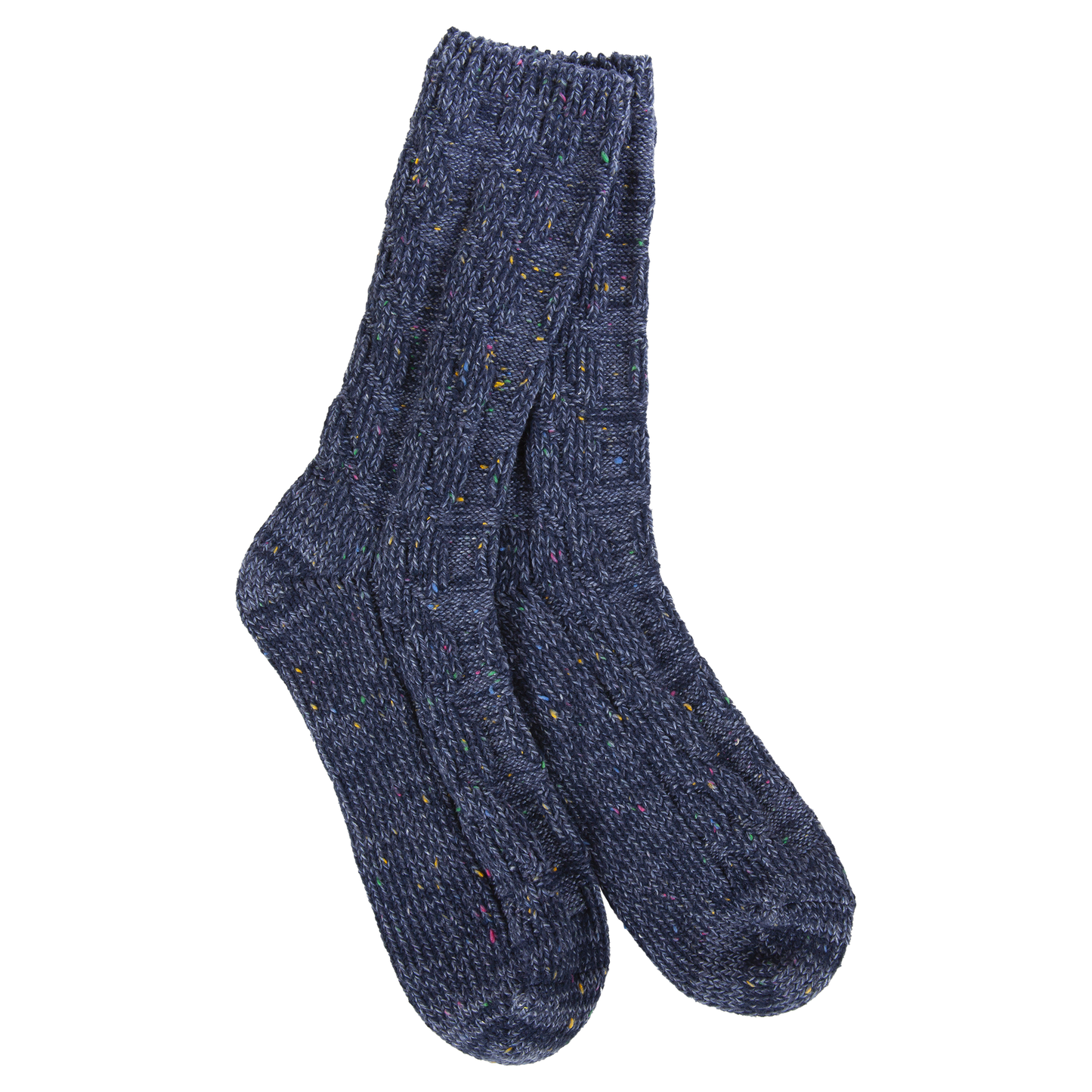 WORLDS SOFTEST SOCK-DENIM CONFETTI