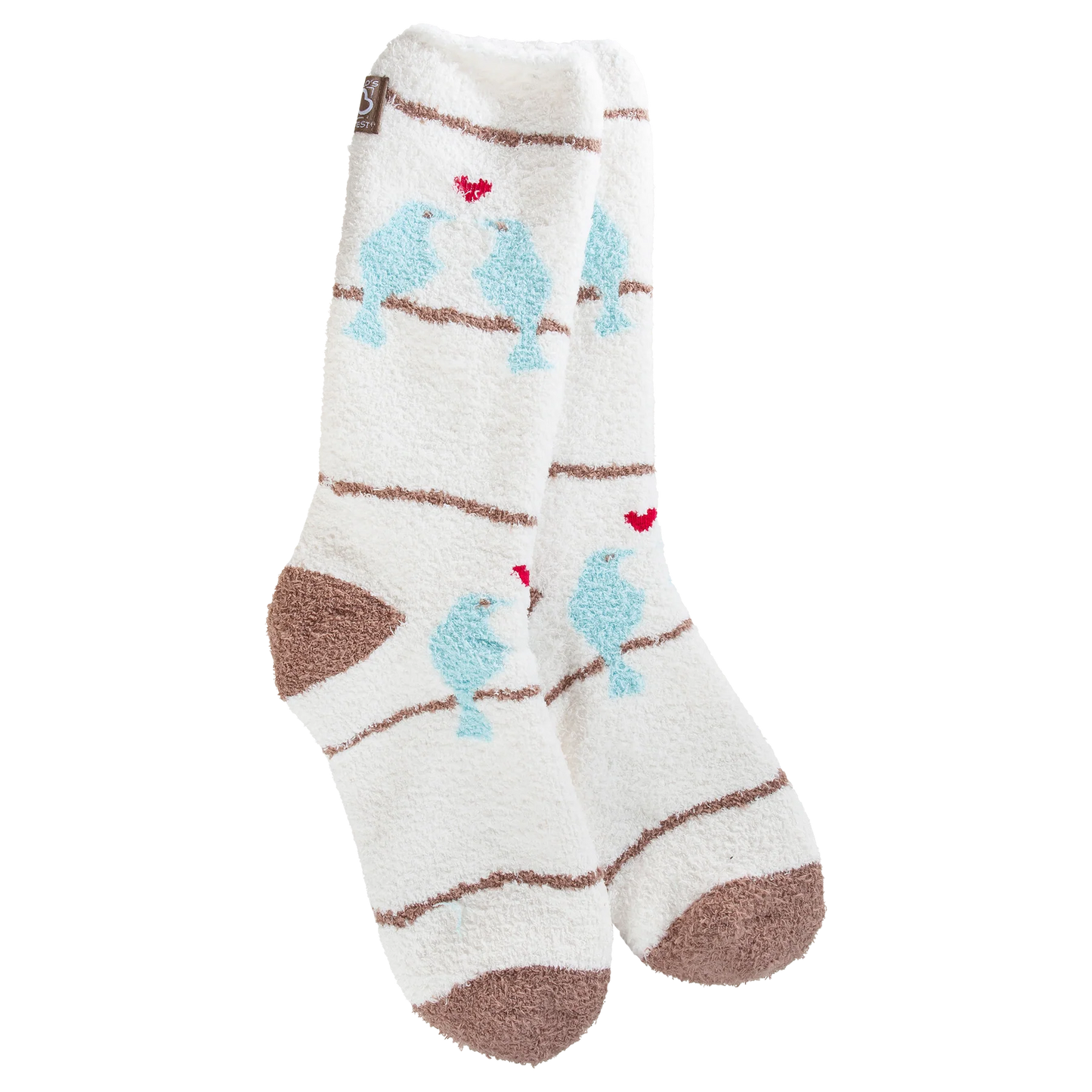 WORLDS SOFTEST SOCK-LOVE BIRDS