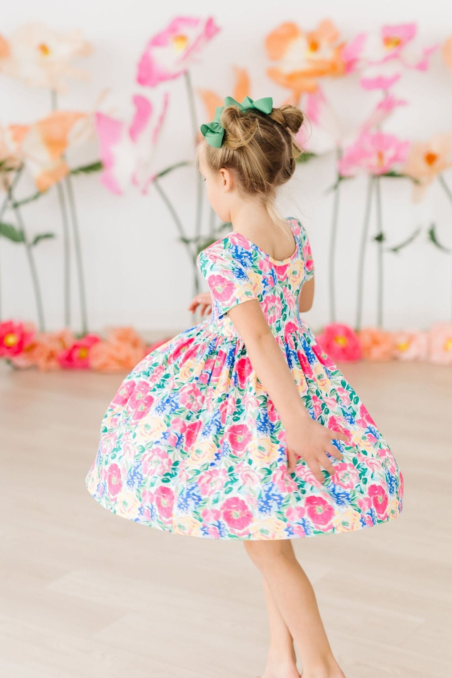 MILA & ROSE TWIRL DRESS-WILDFLOWER WISHES