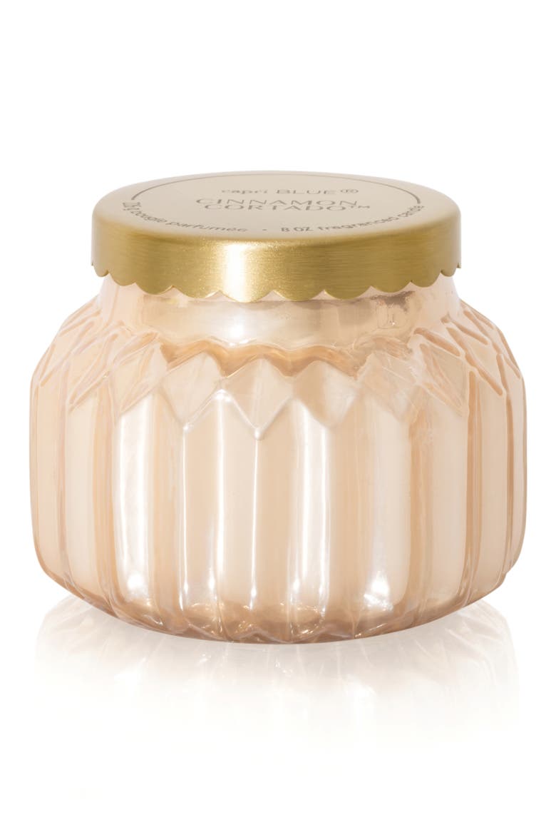 CAPRI BLUE ROYAL GEM CANDLE-CINNAMON CORTADO