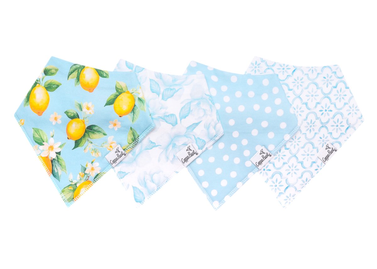 COPPER PEARL BANDANA BIB SET-MELODY