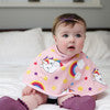 YIKES TWINS BURP CLOTHS-PINK UNICORN