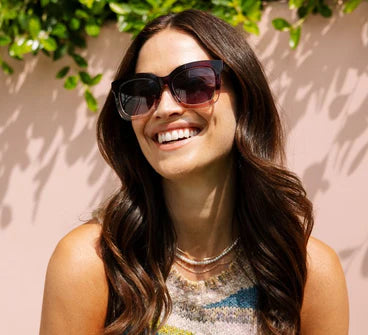 PEEPERS-CABANA SUNGLASS-CHERRY/BLUSH-0.0