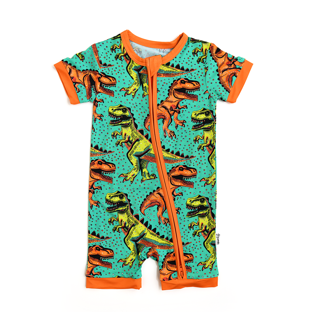GIGI & MAX SHORTY ZIP-DREW DINO