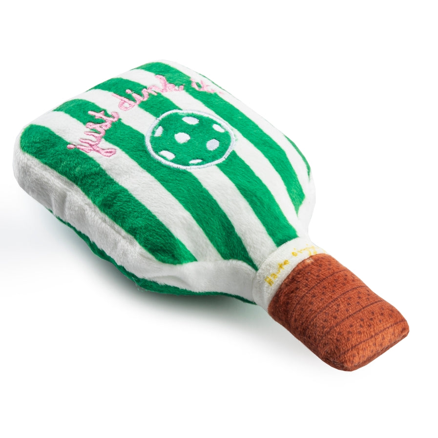 GREEN STRIPE PICKLEBALL PADDLE DOG TOY