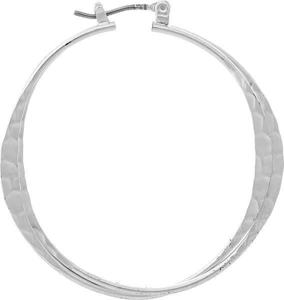 RAIN-DOUBLE LAYER WIRE HOOP-SILVER