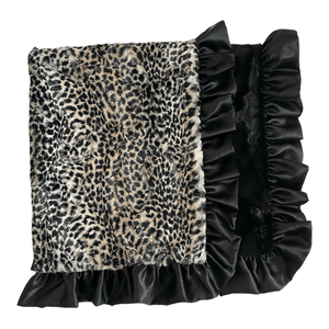 ROCKIN ROYALTY BLANKET-BLACK CHEETAH