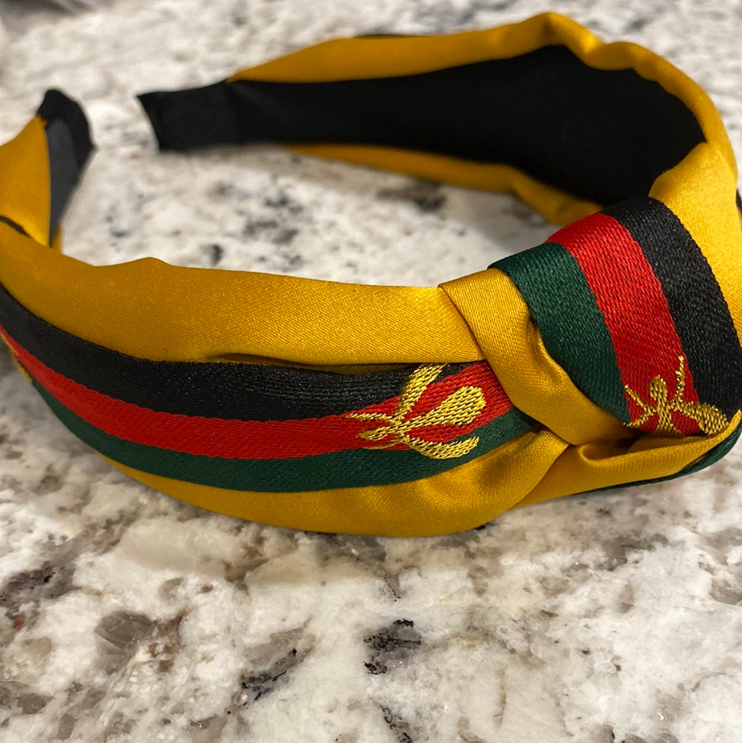 STORY HEADBAND-GOLD/NAVY/RED/GREEN