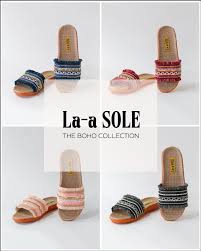LA-A-SOLE BOHO SANDALS