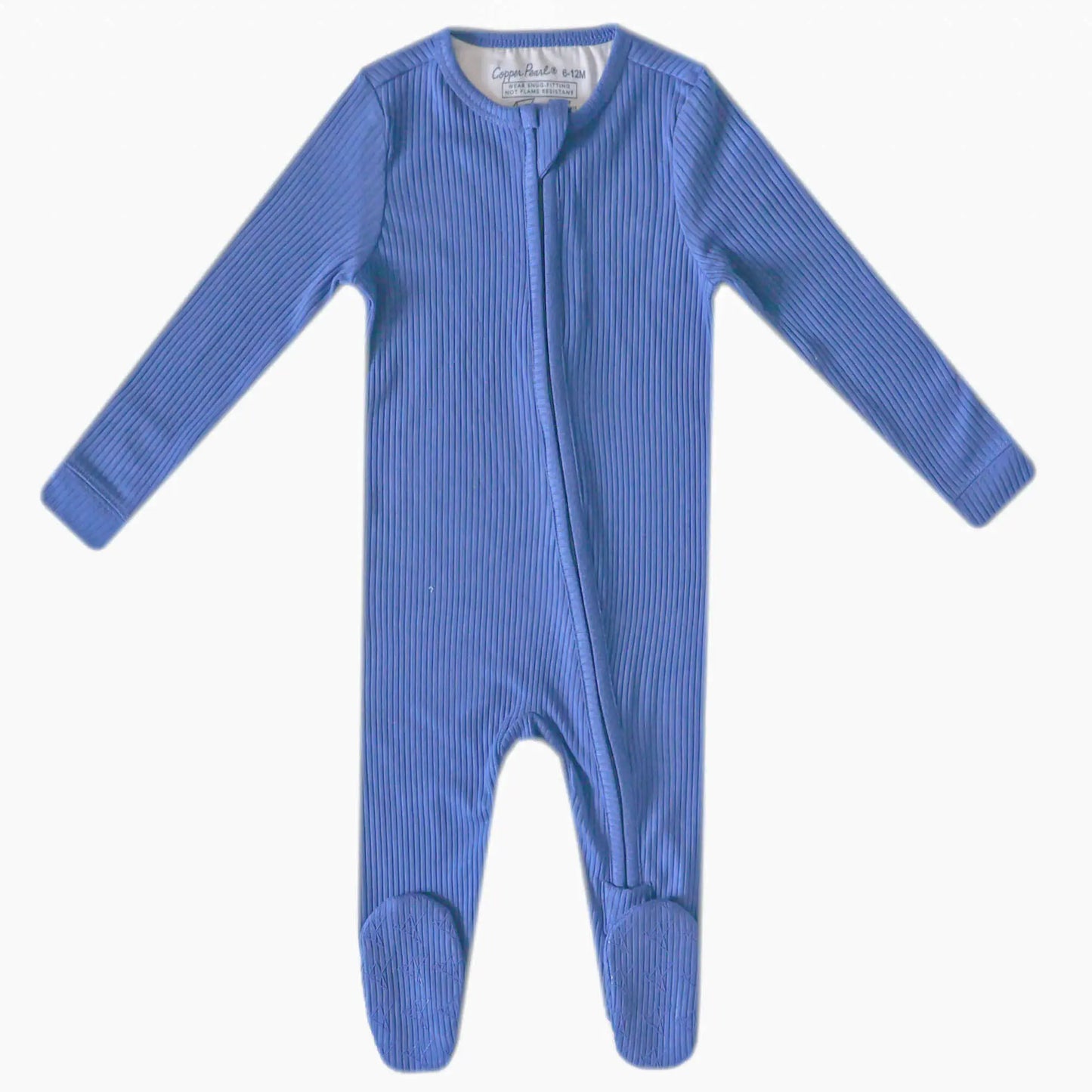 COPPER PEARL INDIGO FOOTIE 3-6 MO