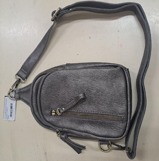 JOY SUSAN SKYLER SLNG BAG -METALIC CHROM